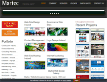 Tablet Screenshot of martec.ie