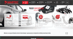 Desktop Screenshot of martec.pl